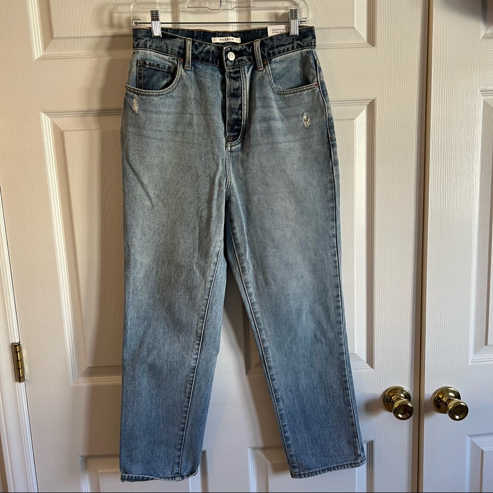 Pacsun high rise straight jeans